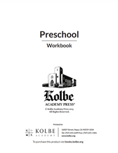 Load image into Gallery viewer, Preschool Workbook