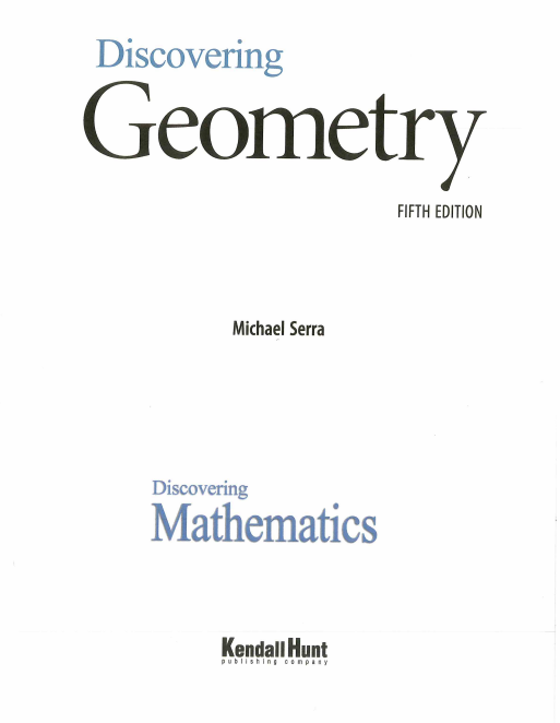 Discovering Geometry – Kolbe Academy Bookstore