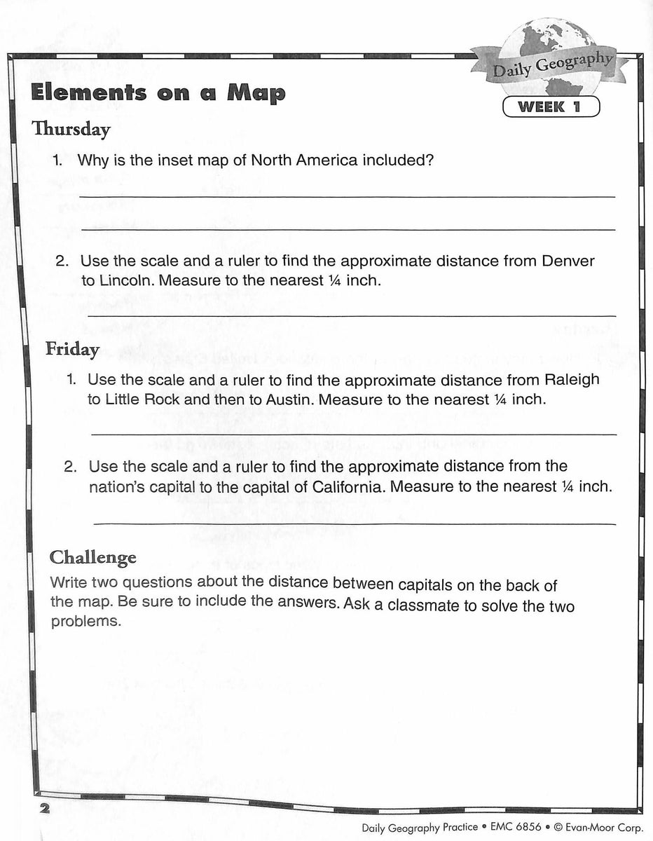Daily Geography Practice 6 Workbook – Kolbe Academy Bookstore
