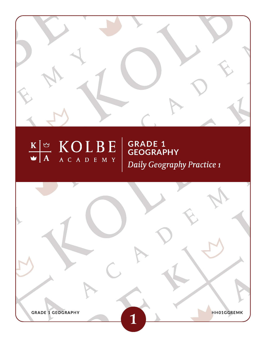 Course Plan & Tests Geography 1 Kolbe Academy Bookstore