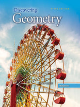Load image into Gallery viewer, Cover of Discovering Geometry. A perfect geometry textbook for a classical online education.