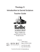 Load image into Gallery viewer, Introduction to Sacred Scripture Teacher Guide