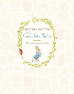 Cover of Beatrix Potter: The Complete Tales, unabridged and complete set, Peter Rabbit and other stories, included in Kolbe Academy Kindergarten curriculum.