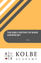 Load image into Gallery viewer, The Early History of Rome Study Guide
