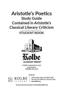 Aristotle's Poetics Study Guide