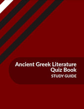 Load image into Gallery viewer, Ancient Greek Literature Quiz Book