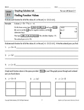 Load image into Gallery viewer, Graphing Calculator Lab Manual Student Book