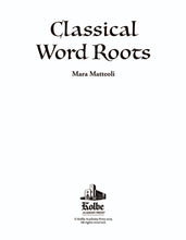 Load image into Gallery viewer, Classical Word Roots