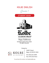 Load image into Gallery viewer, Kolbe English Grade 1 Student Book