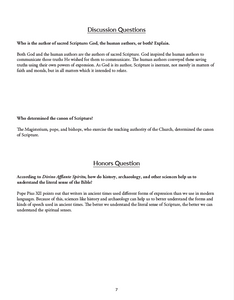 Introduction to Sacred Scripture Teacher Guide
