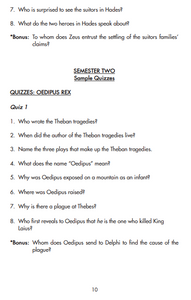 Ancient Greek Literature Quiz Book