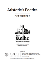 Load image into Gallery viewer, Aristotle&#39;s Poetics Answer Key