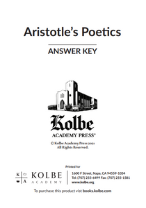 Aristotle's Poetics Answer Key