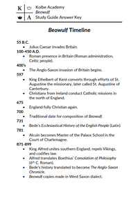 Beowulf Study Guide