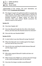 Load image into Gallery viewer, Beowulf Study Guide