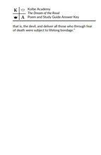 Load image into Gallery viewer, Dream of the Rood Answer Key