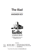 Load image into Gallery viewer, The Iliad Answer Key