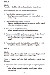 The Iliad Answer Key