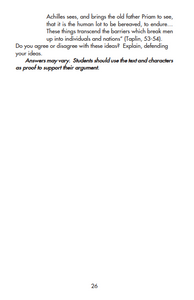 The Iliad Answer Key