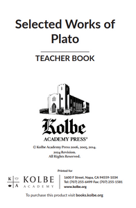 Selected Works of Plato Answer Key