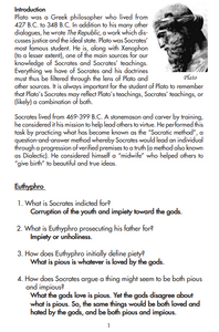 Selected Works of Plato Answer Key