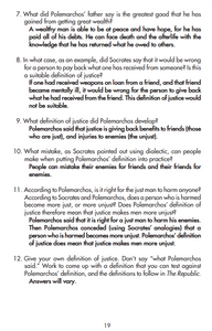 Selected Works of Plato Answer Key