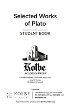 Load image into Gallery viewer, Selected Works of Plato Study Guide