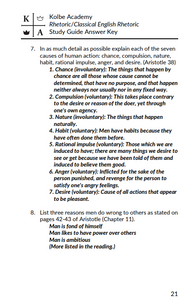 Aristotle Rhetoric and Farnsworth Classical English Rhetoric Answer Key
