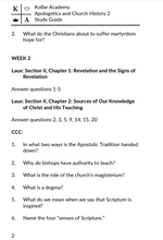 Load image into Gallery viewer, Apologetics &amp; Church History II Study Guide