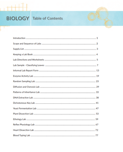 Biology Lab Manual