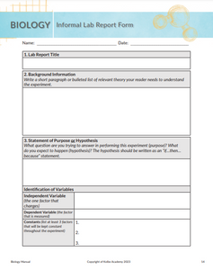 Biology Lab Manual