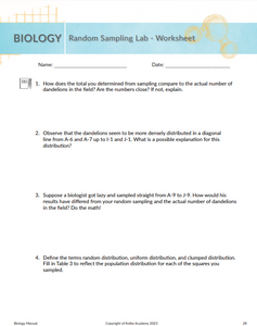 Biology Lab Manual