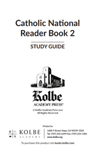 Load image into Gallery viewer, Catholic National Reader Book Two Student Guide