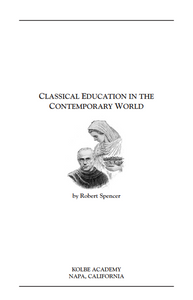 Classical Education in the Contemporary World