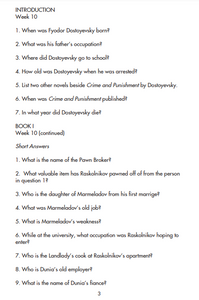 Crime and Punishment Study Guide