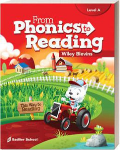 From Phonics to Reading Sadlier Student Workbook- Grade 1