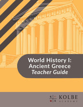 Load image into Gallery viewer, World History I: Ancient Greece Teacher Guide