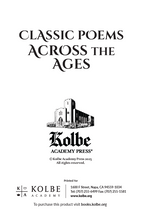 Load image into Gallery viewer, Classic Poems Across the Ages