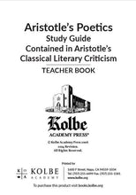 Load image into Gallery viewer, Aristotle's Poetics Answer Key