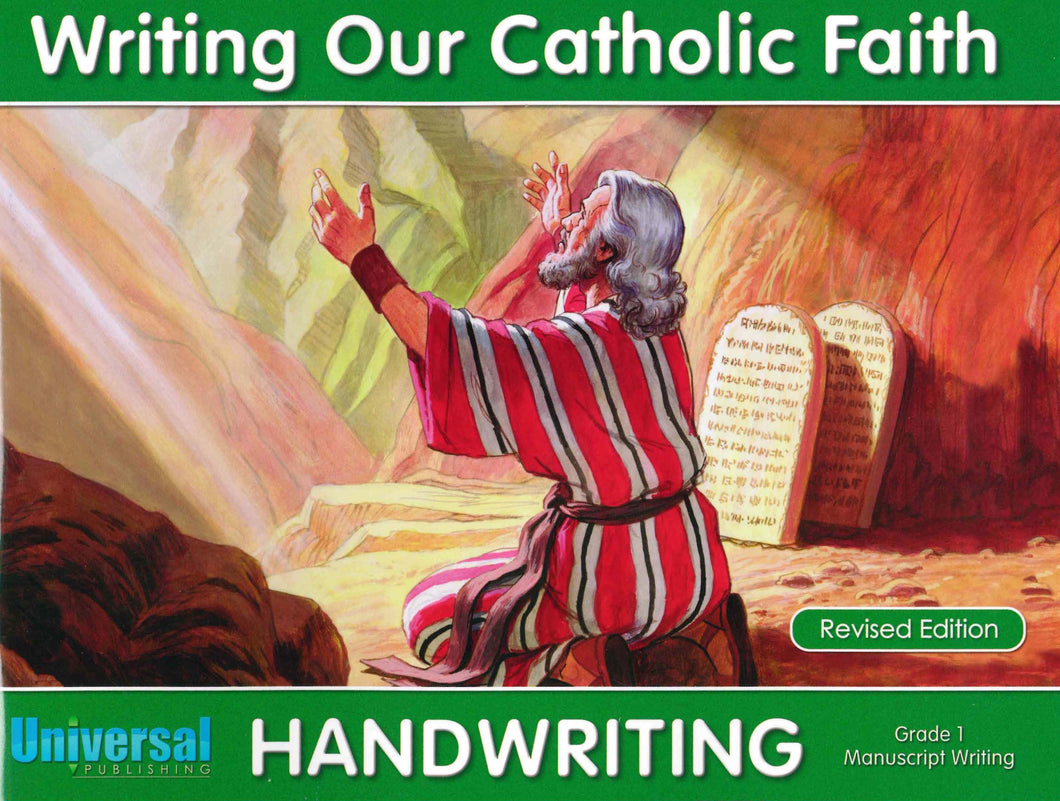 Writing Our Catholic Faith - Grade 1 Manuscript Writing