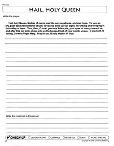 Writing Our Catholic Faith - Grade 7 Cursive Writing