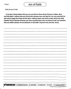 Writing Our Catholic Faith- Grade 8 Cursive Writing