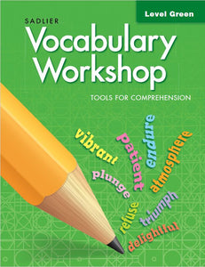 Sadlier Vocabulary Tools for Comprehension Level Green