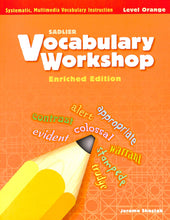 Load image into Gallery viewer, Vocabulary Workshop Level Orange Workbook