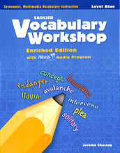 Load image into Gallery viewer, Vocabulary Workshop Level Blue Workbook