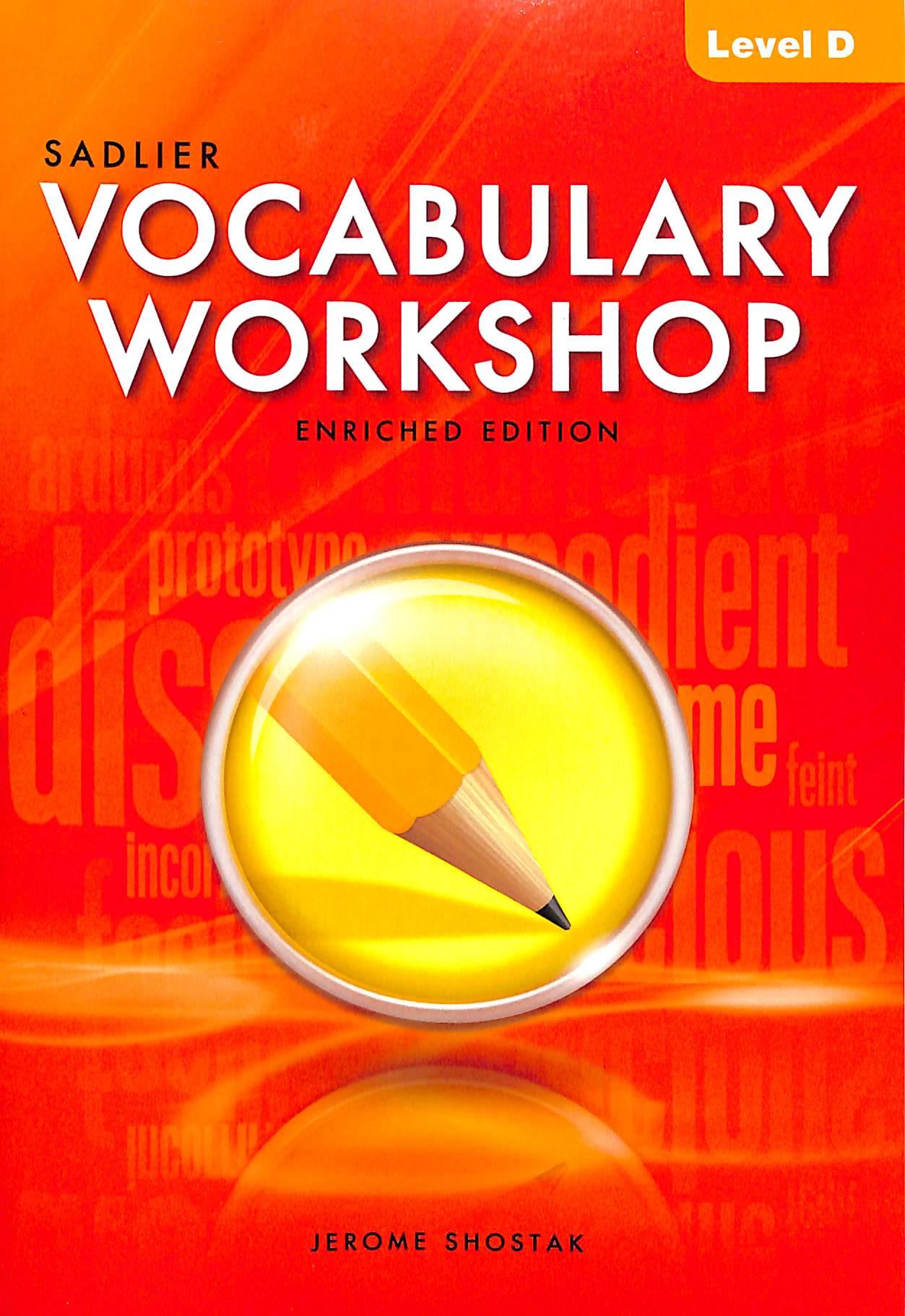 Vocabulary Workshop Level D Workbook – Kolbe Academy Bookstore