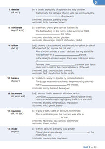 Vocabulary Workshop Level E Workbook