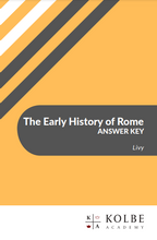 Load image into Gallery viewer, The Early History of Rome Answer Key