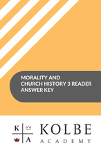 Load image into Gallery viewer, Morality &amp; Church History 3 Reader Answer Key