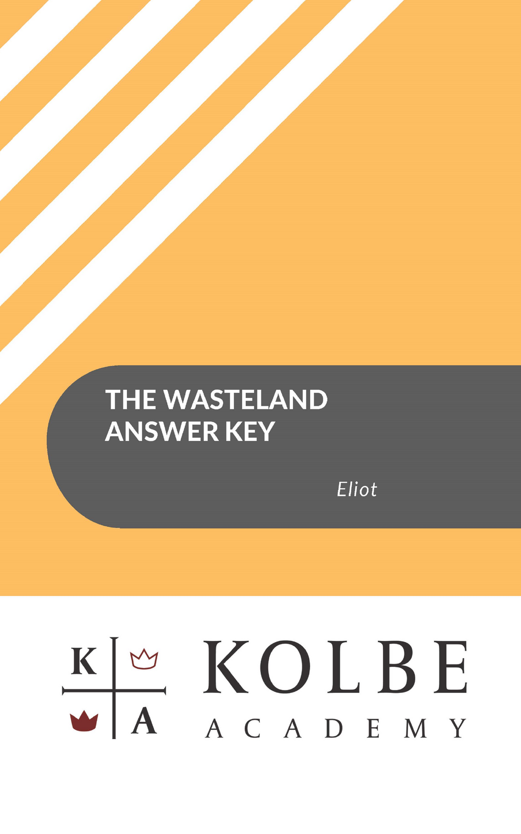 The Waste Land, Prufrock and Other Poems Answer Key